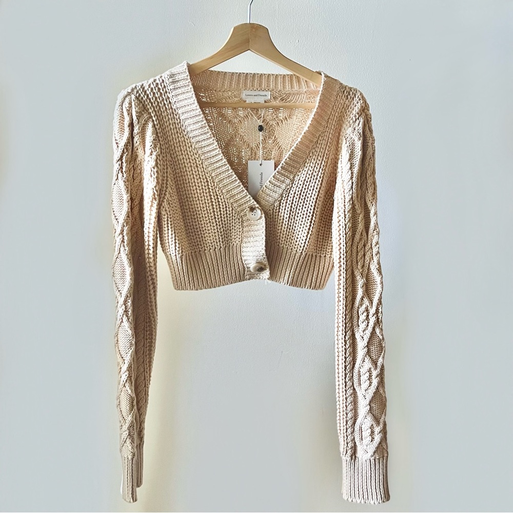 Lovers and Friends Cropped Knitted Cardigan